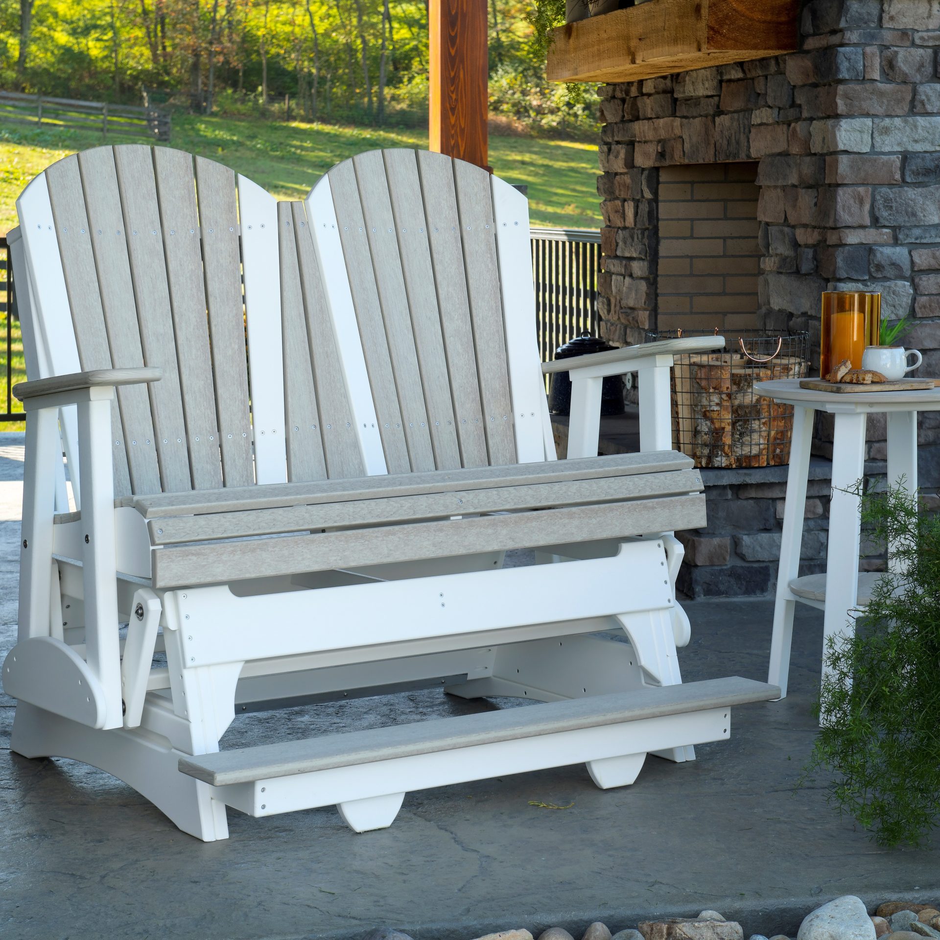 Luxcraft Adirondack Glider Made With Poly Lumber