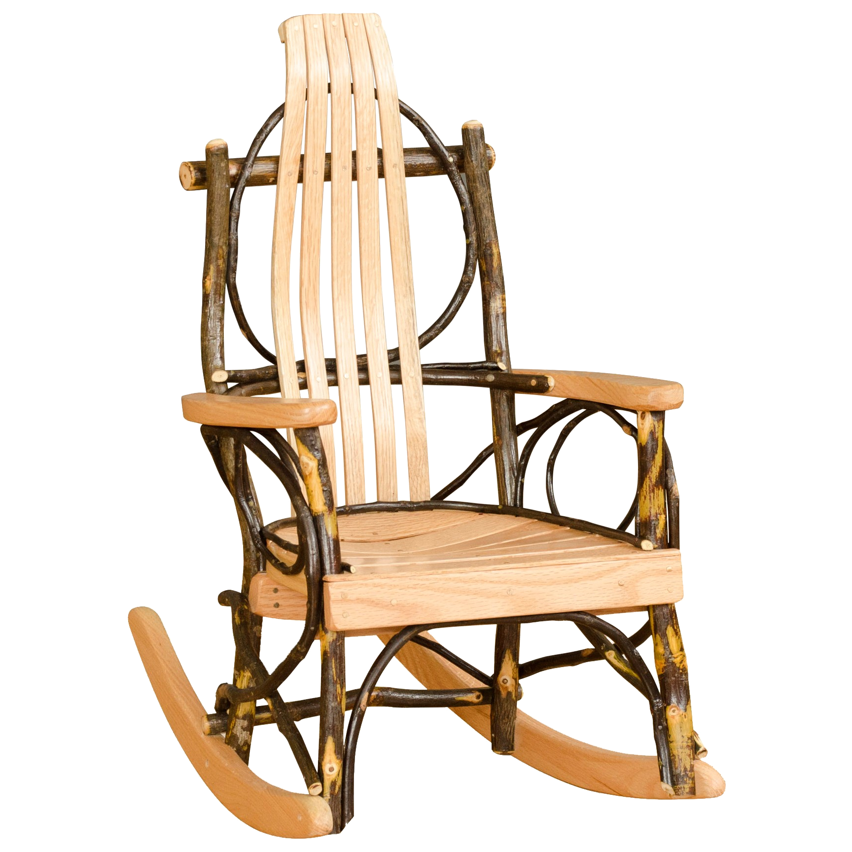 Rustic Hickory Twig Children’s Rocking Chair