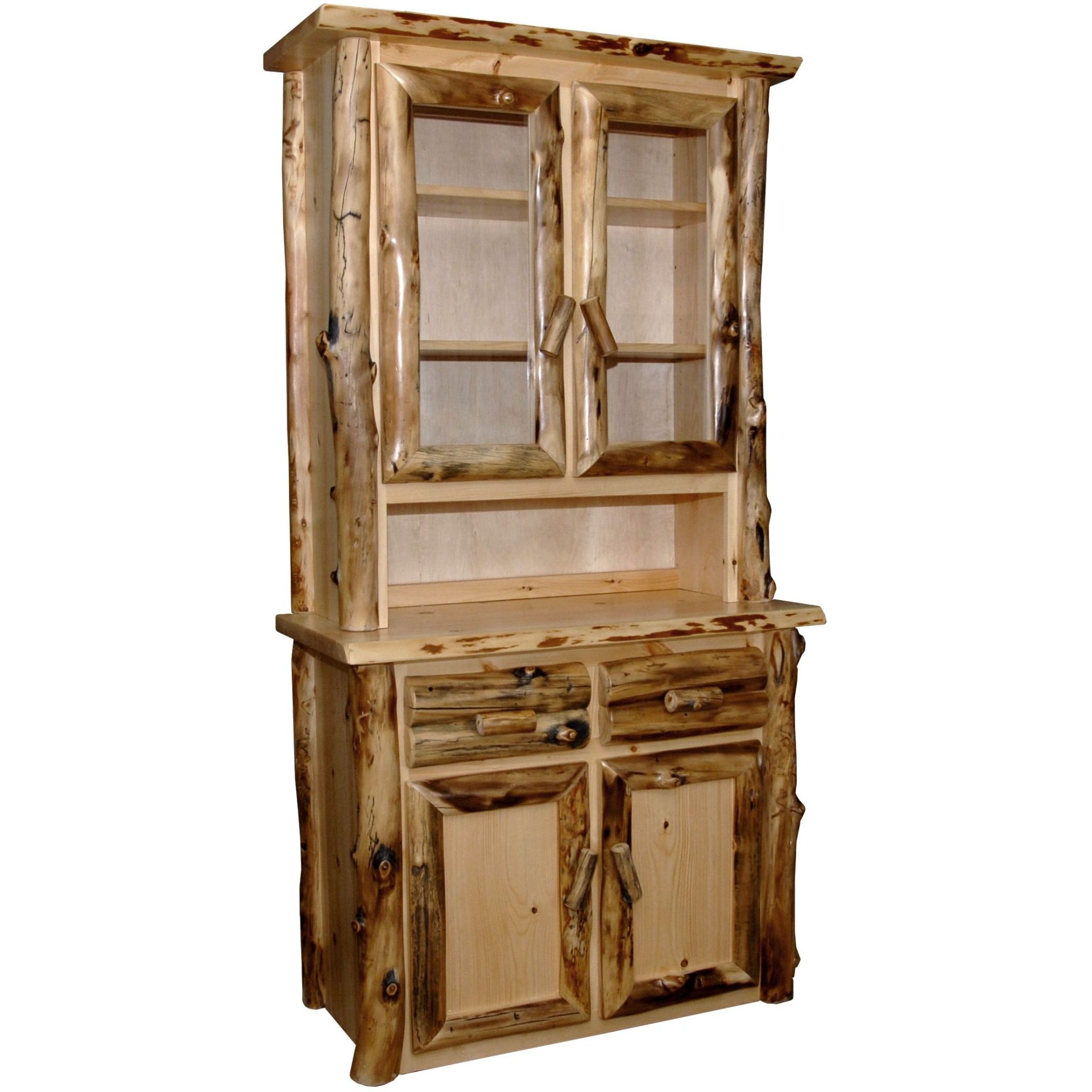 Rustic Aspen 2-Door Hutch