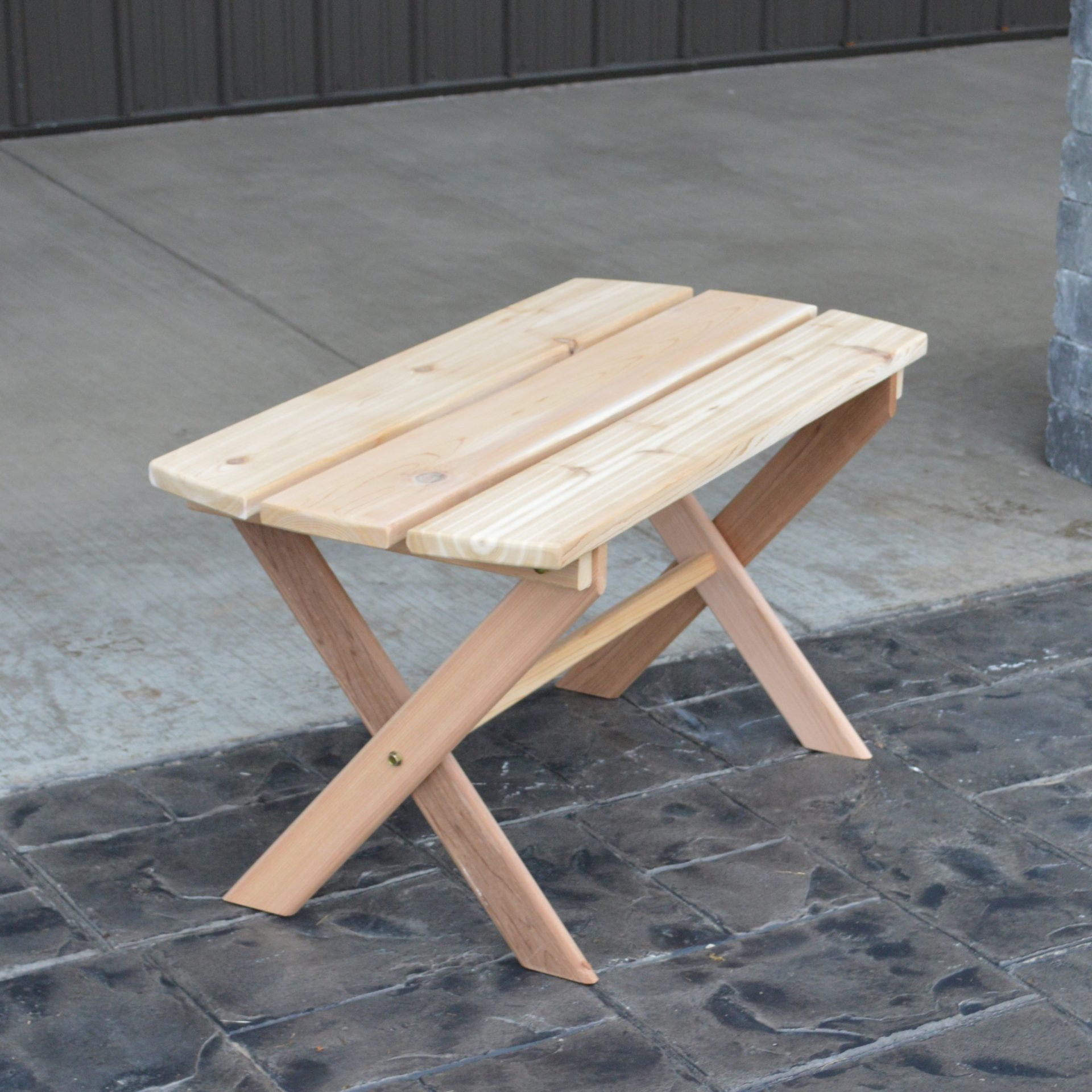A&L Furniture Cedar Folding Coffee Table