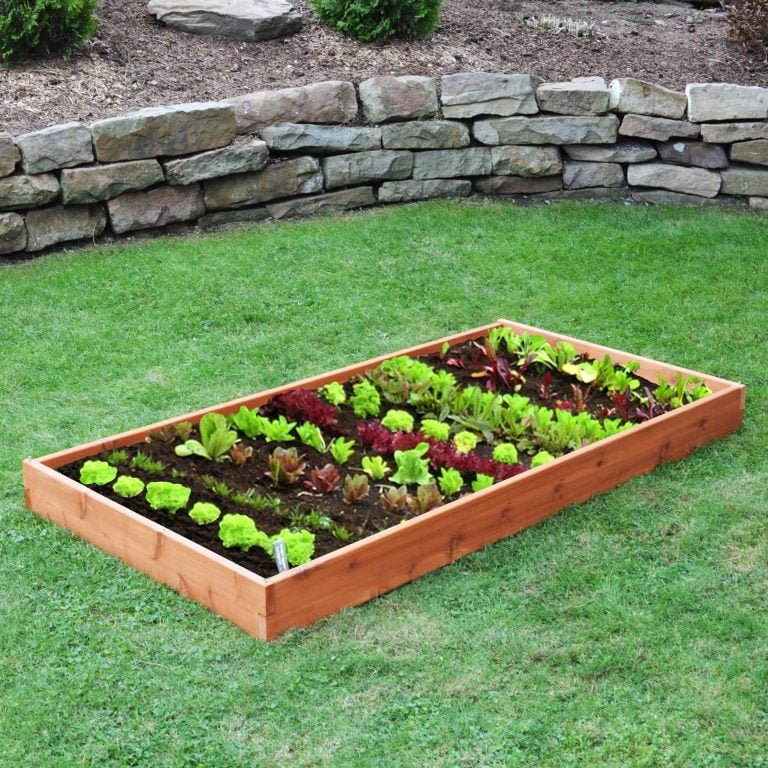 A&L Furniture Cedar Garden Bed