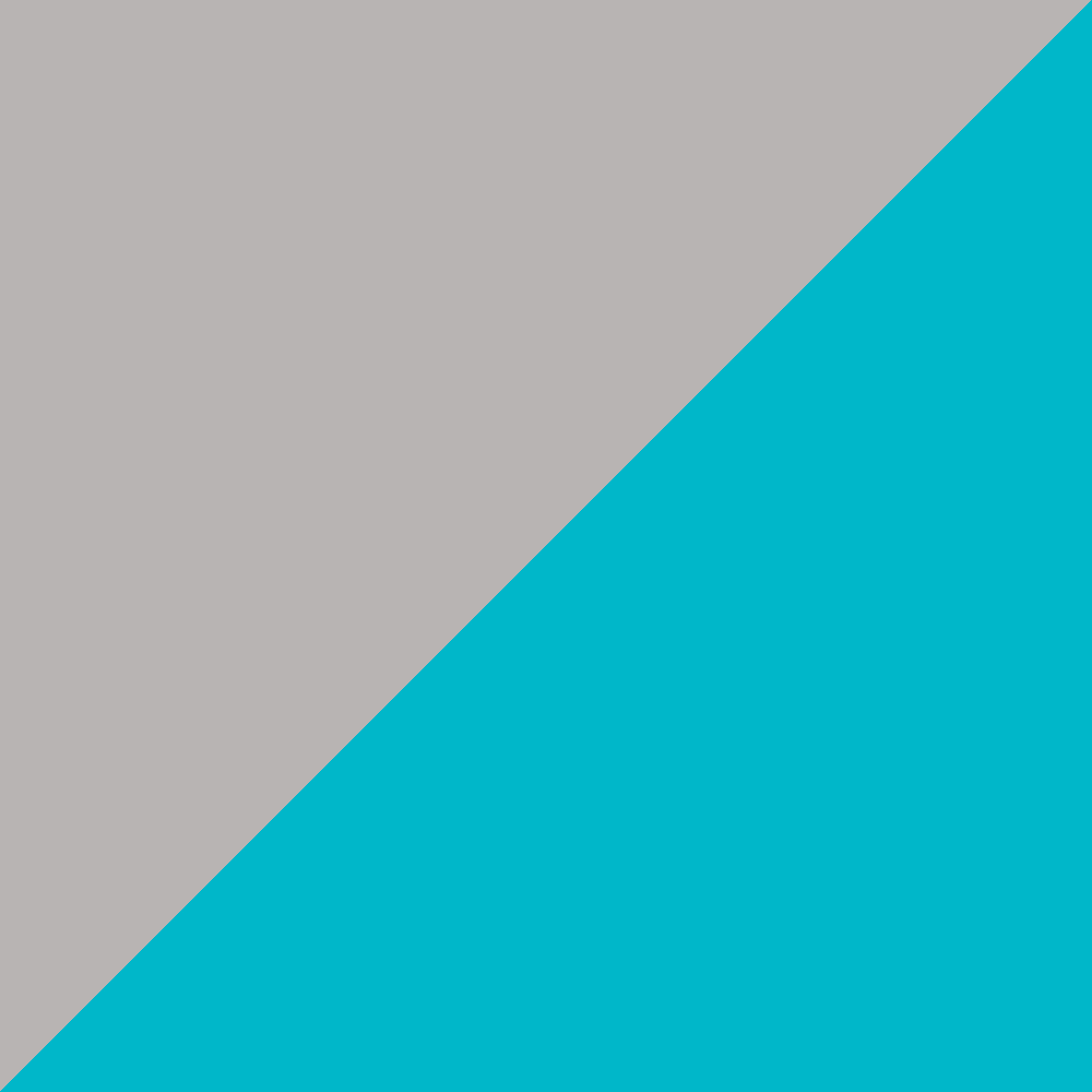 Light Gray and Aruba Blue