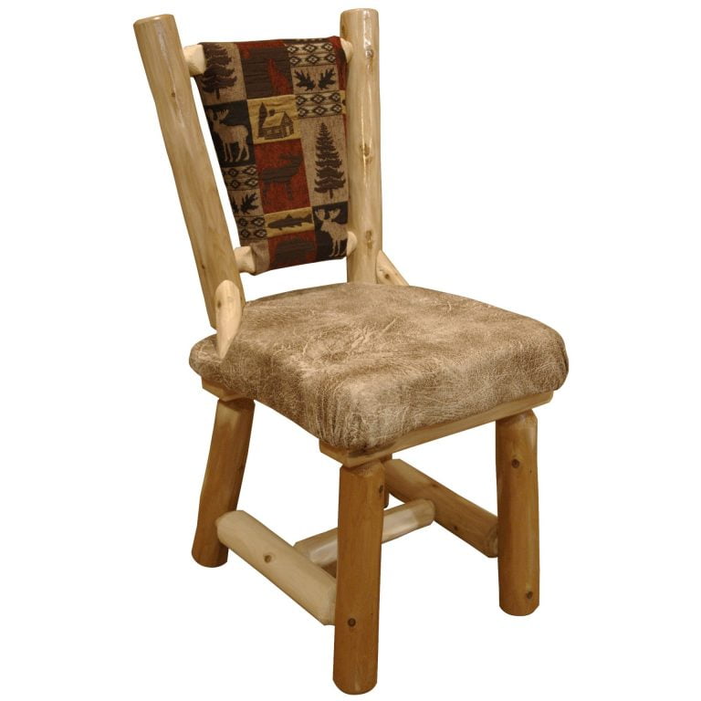 White Cedar Upholstered Dining Chair