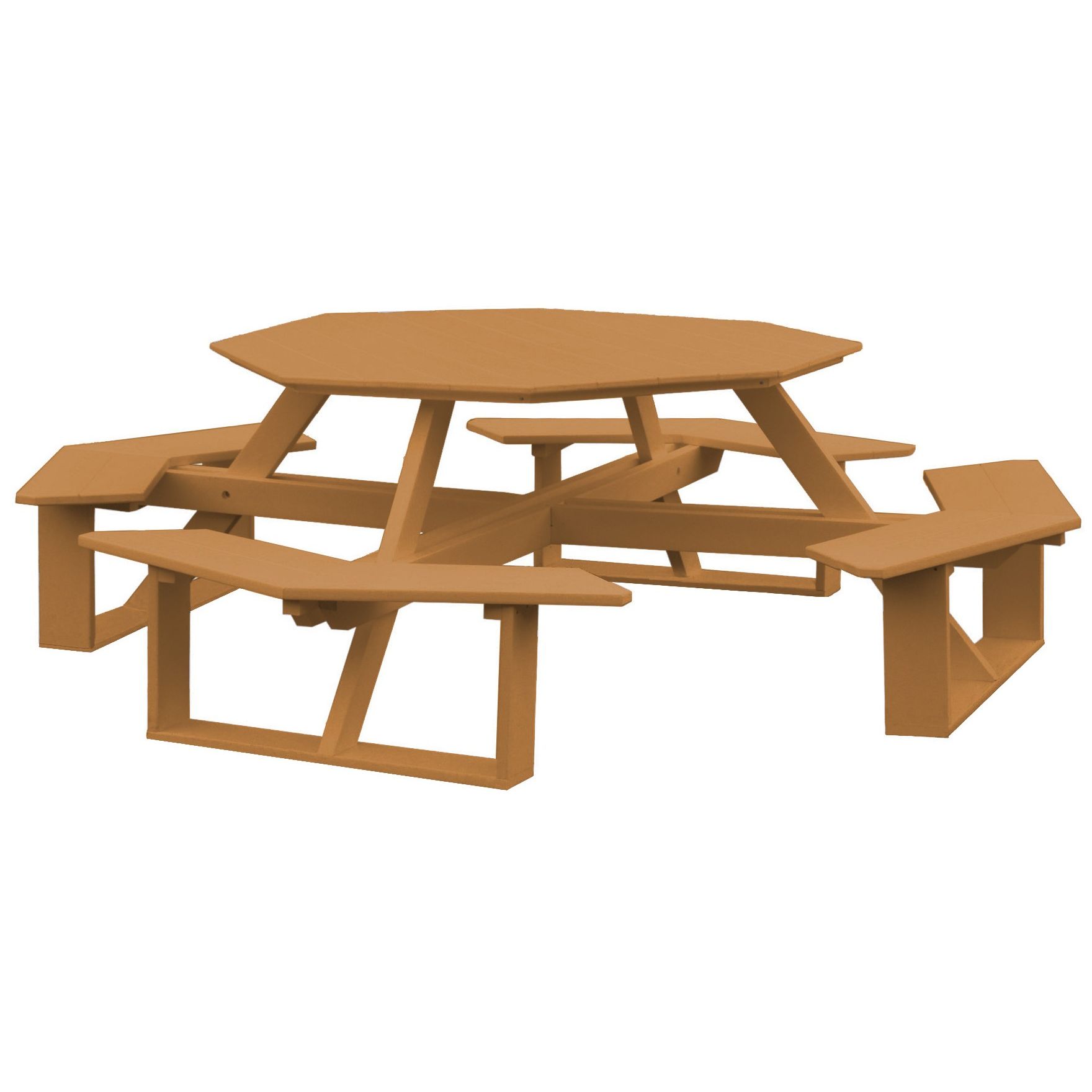 A&L Furniture Poly Lumber Octagon Walk-In Table