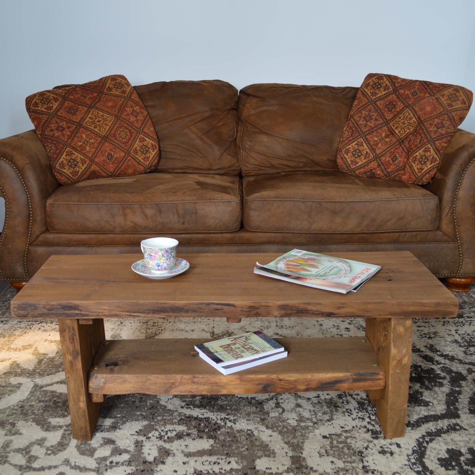 A&L Furniture Live Edge Locust Sunrise Thicket Coffee Table