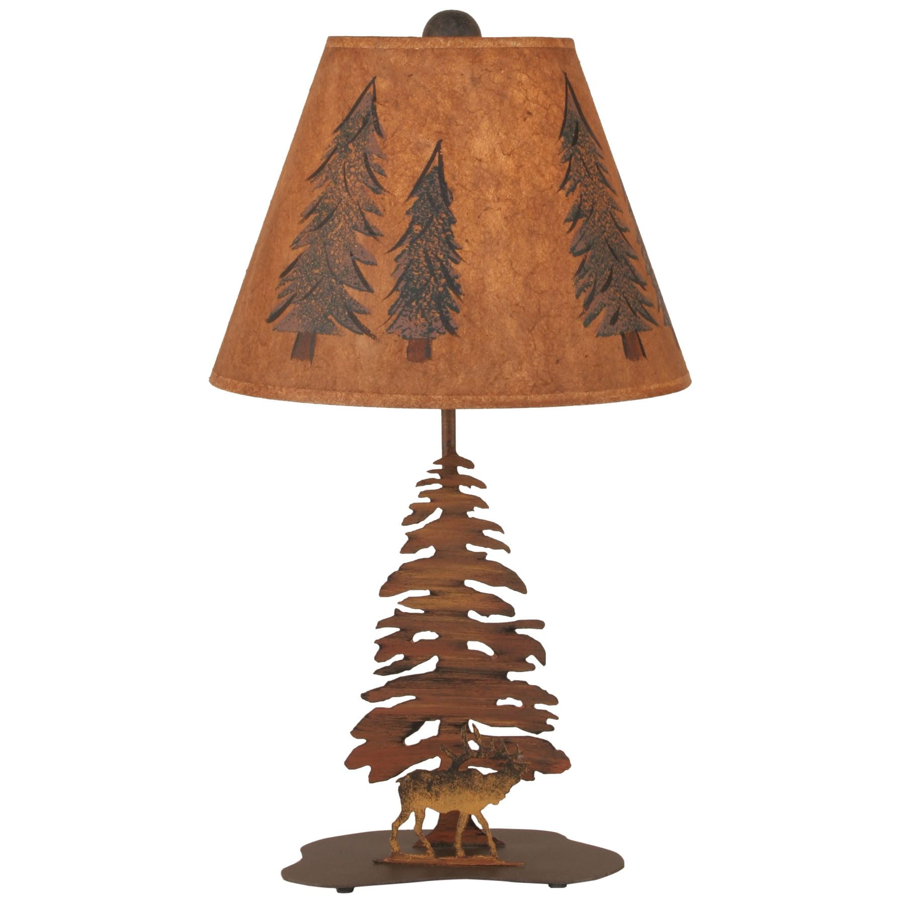 Nature Scene Table Lamp with Tree