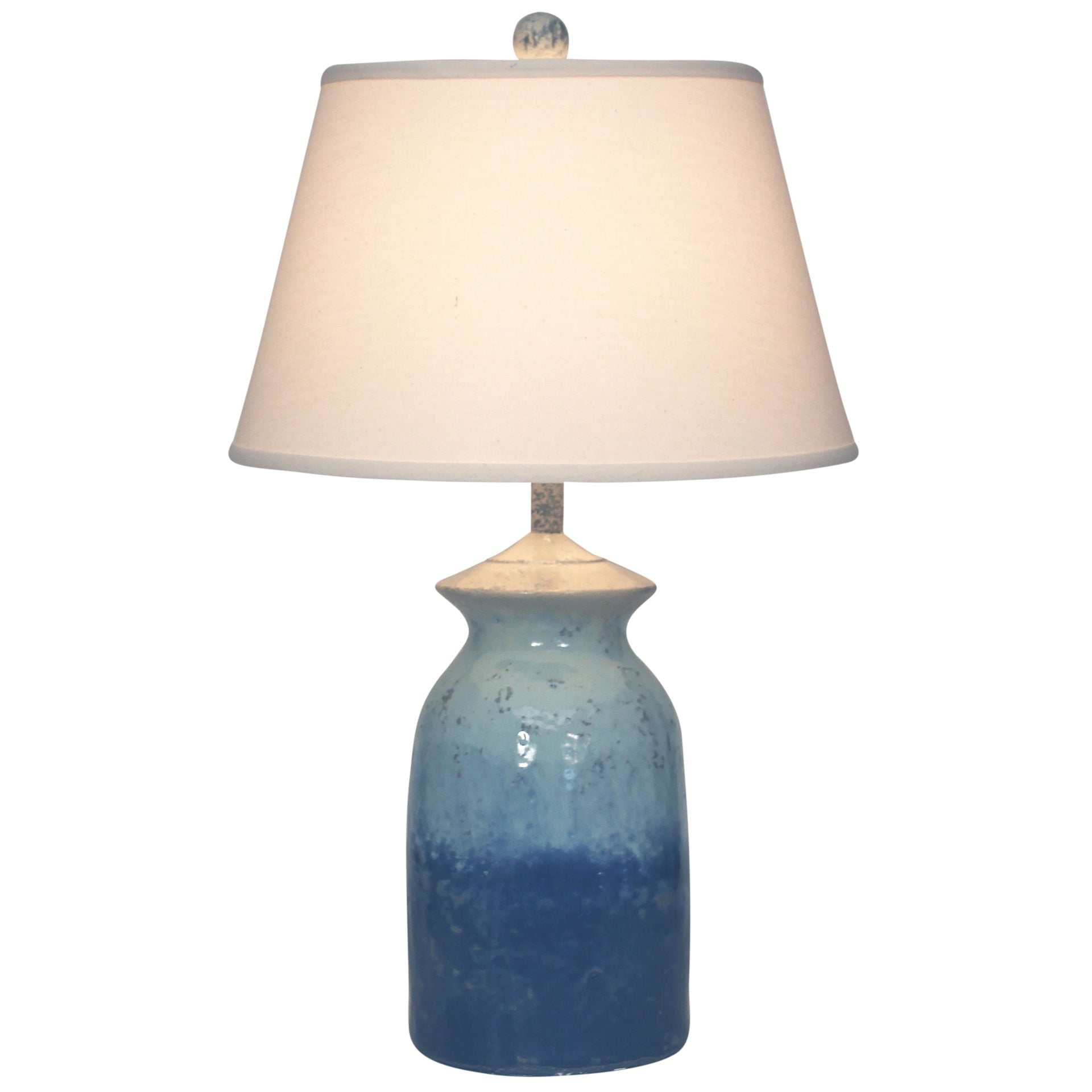 Short Pottery Table Lamp
