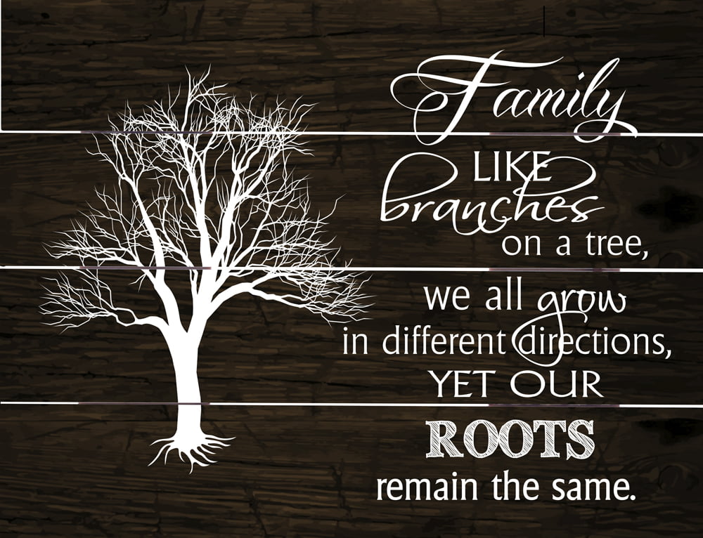 Wood Pallet Art – Family-Branches