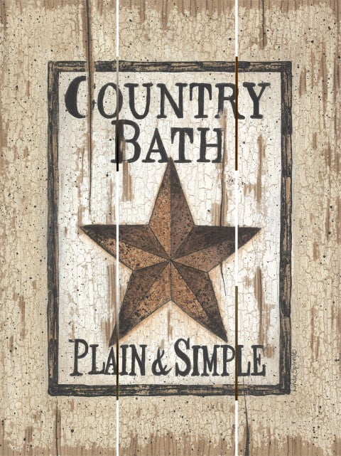 Wood Pallet Art – Country Bath