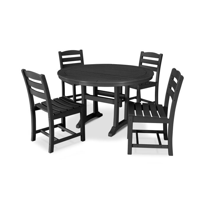 Polywood ® La Casa Cafe 5-Piece Side Chair Dining Set