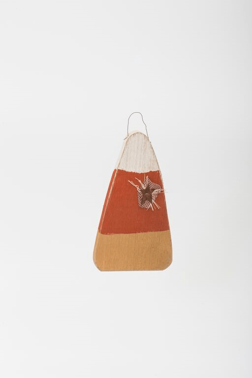 Primitive Wooden Hanging Candy Corn