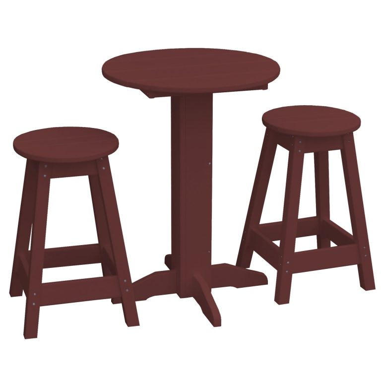 A&L Furniture Round Bistro Set