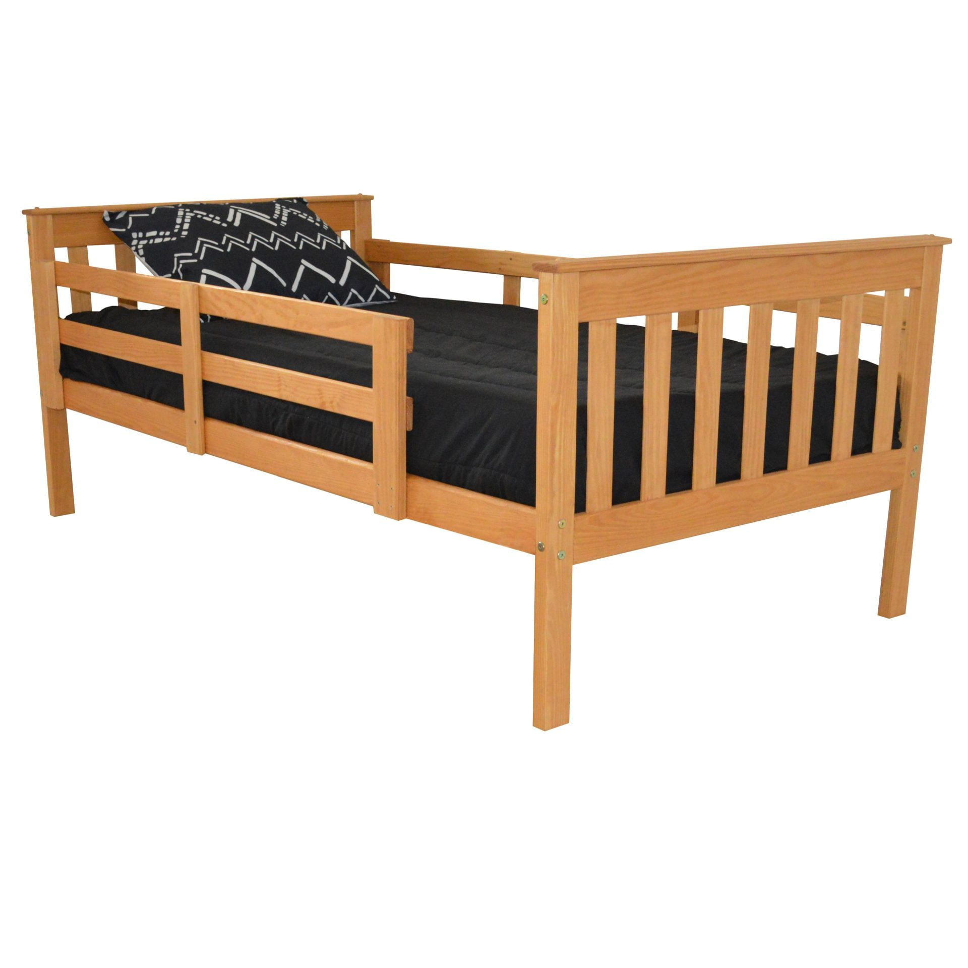 A&L Furniture VersaLoft Mission Bed with Safety Rails -Twin and Full Sizes