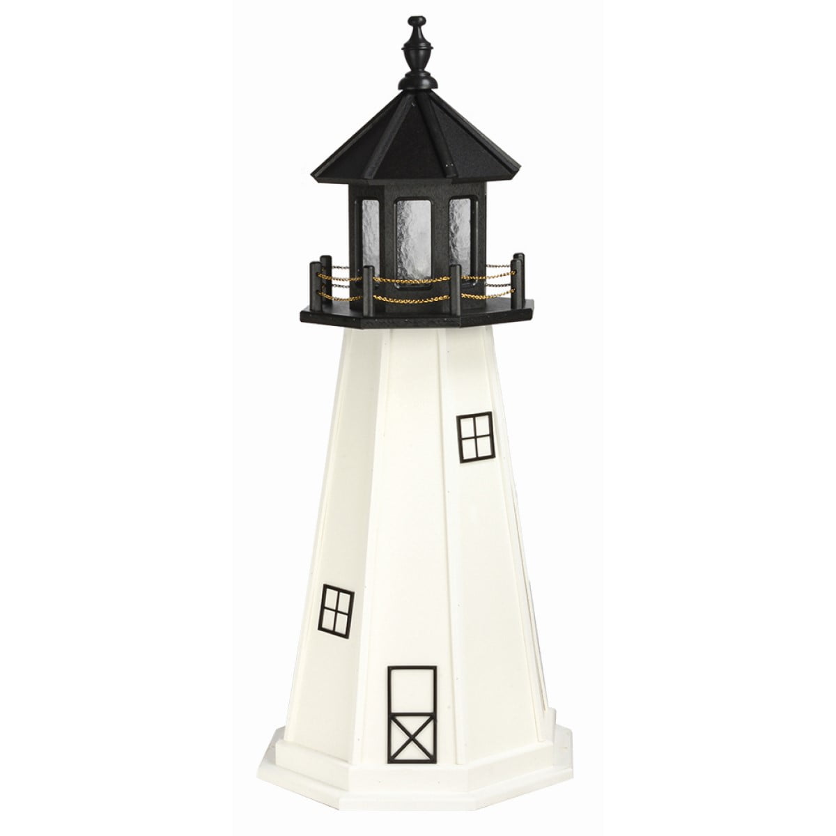 Beaver Dam Woodworks Cape Cod Poly Lumber Lighthouse-Multiple Sizes