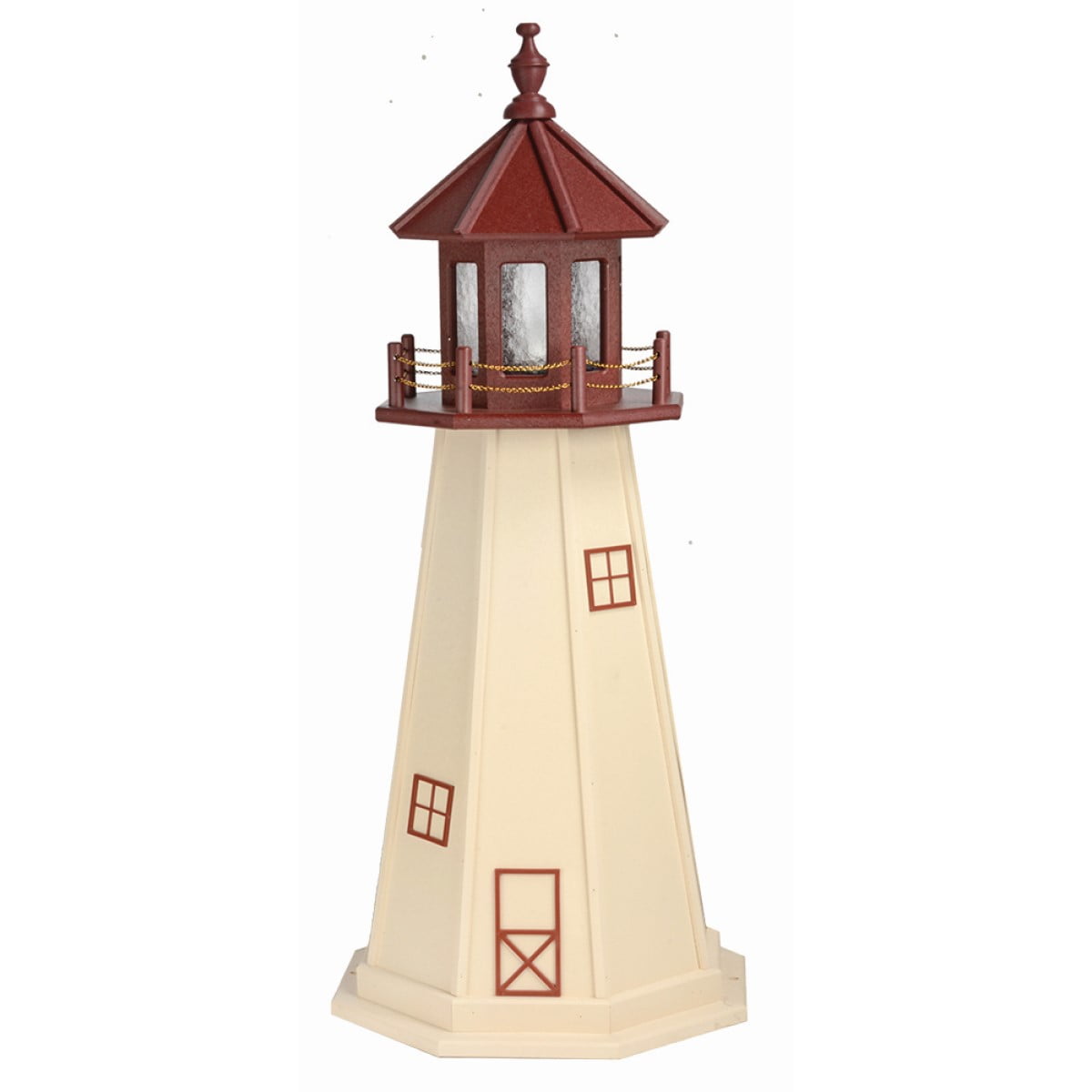 Beaver Dam Woodworks Cape May Poly Lumber Lighthouse-Replica-Multiple Sizes