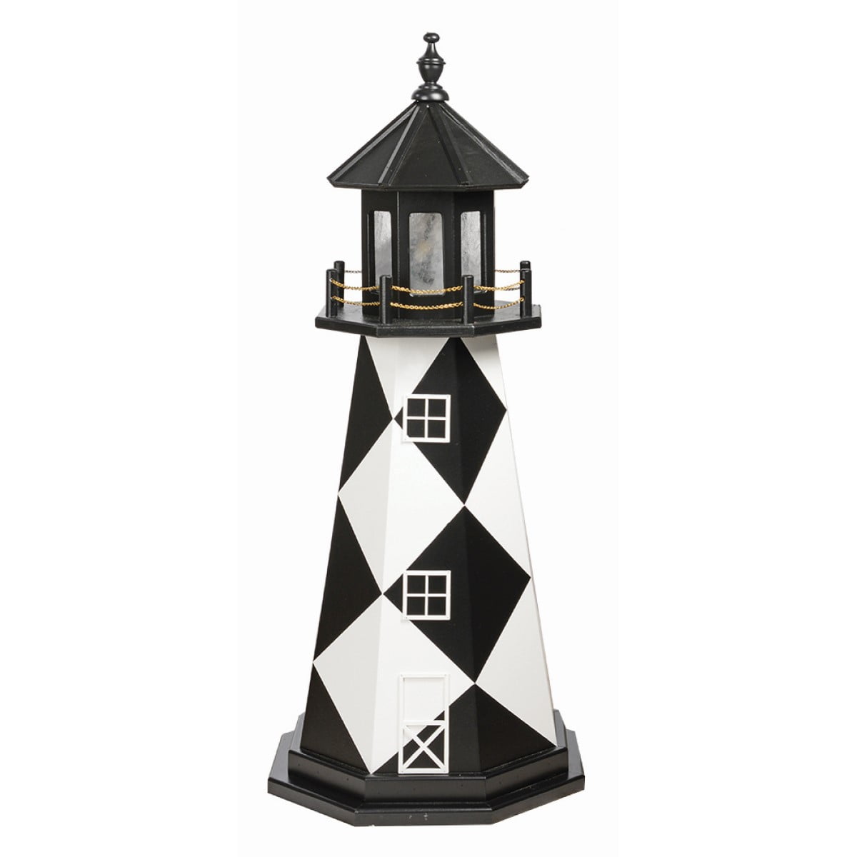 Beaver Dam Woodworks Cape Lookout Hybrid Lighthouse-Replica-Multiple Sizes