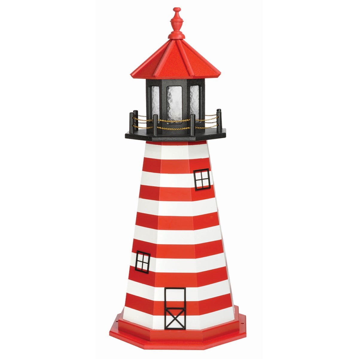 Beaver Dam Woodworks West Quoddy Hybrid Lighthouse-Replica-Multiple Sizes