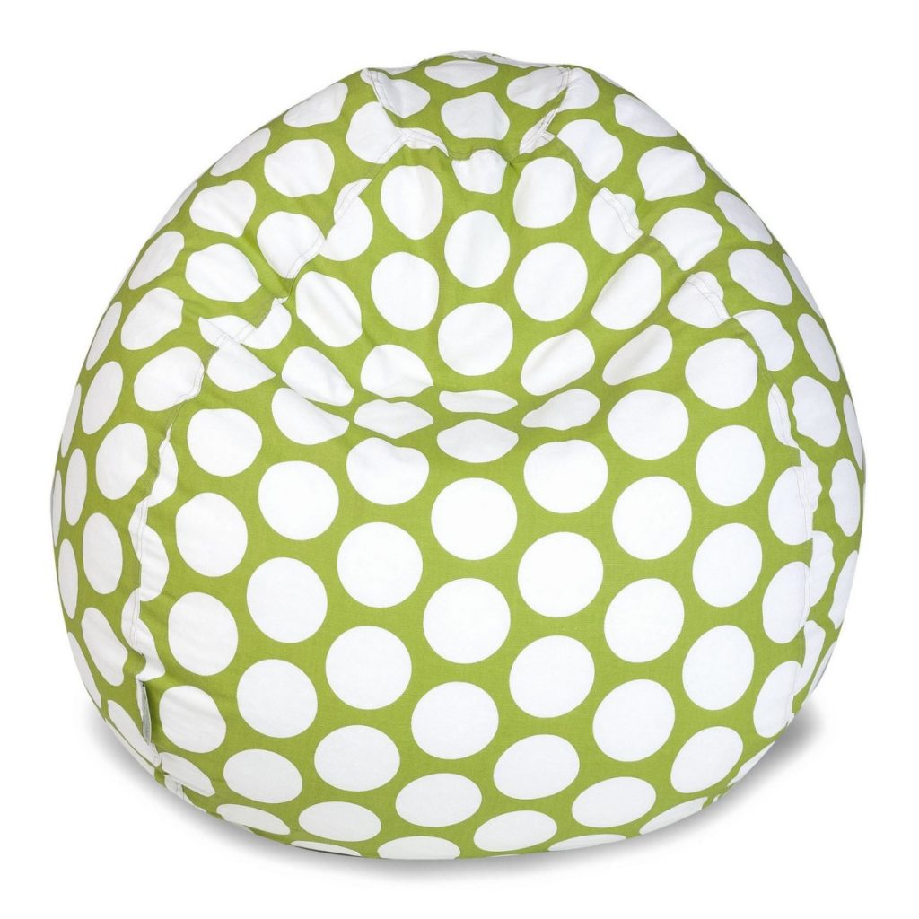 Large Polka Dot Hot Green