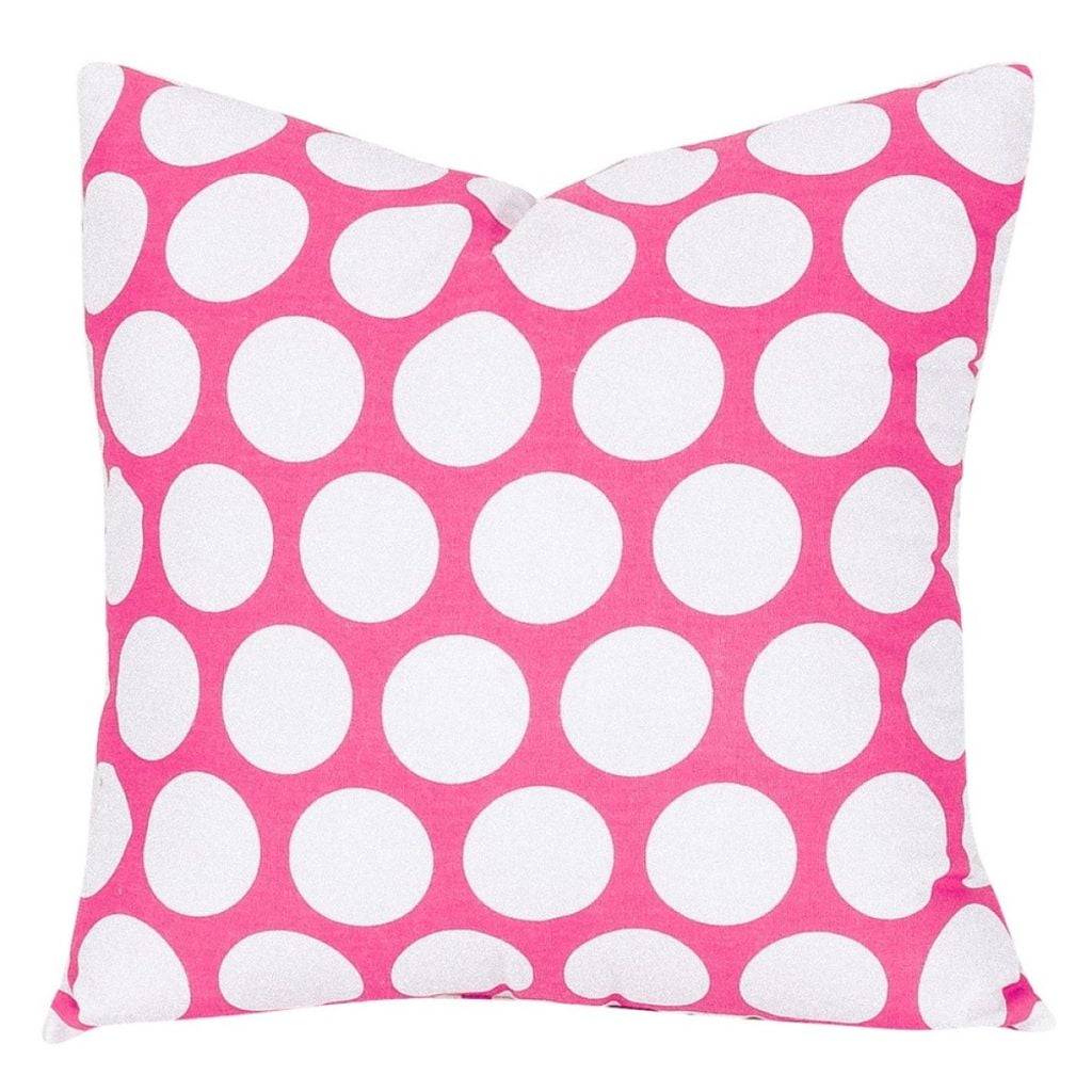 Large Polka Dot Hot Pink