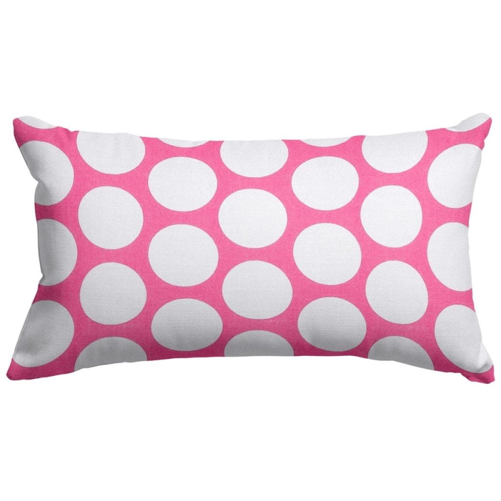 Large Polka Dot Hot Pink